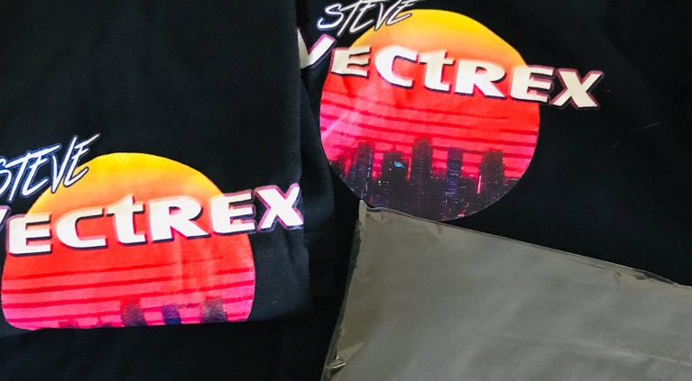 Steve Vectrex «Dark Neon City» T-Shirt Men / Woman / Kids