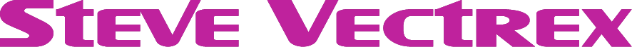 Steve Vectrex Logo big light